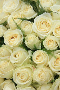 Düğün aranjman beyaz güller