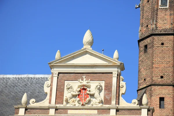 Gevel van het stadhuis van Haarlem — Stockfoto