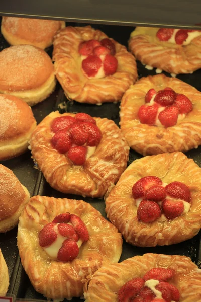 Pastelería de fresa fresca — Foto de Stock