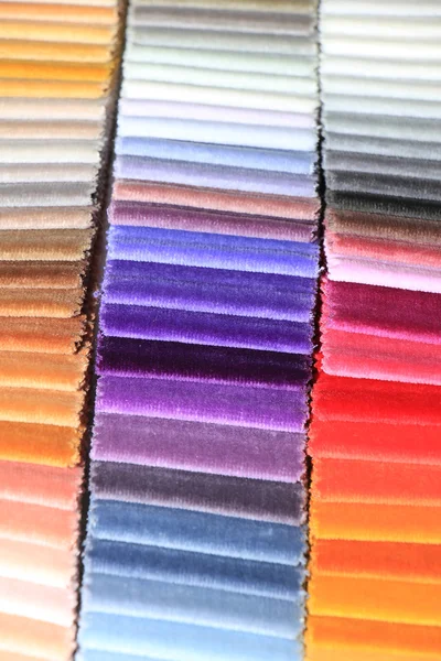 Egy áruház Velvet minták — Stock Fotó