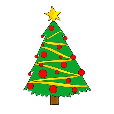 Madalyalı Noel ağacı