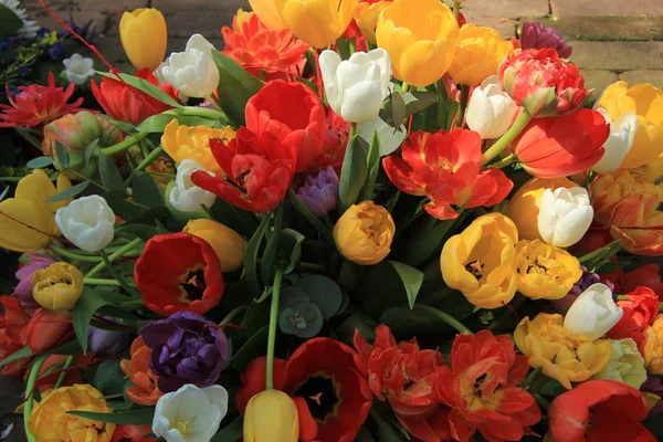 Bouquet de tulipes mixtes — Photo