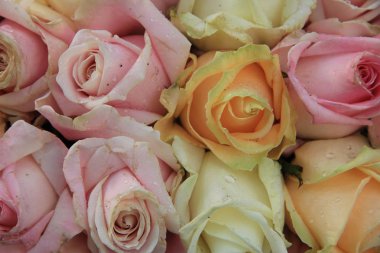 pastel gül düğün düzenleme