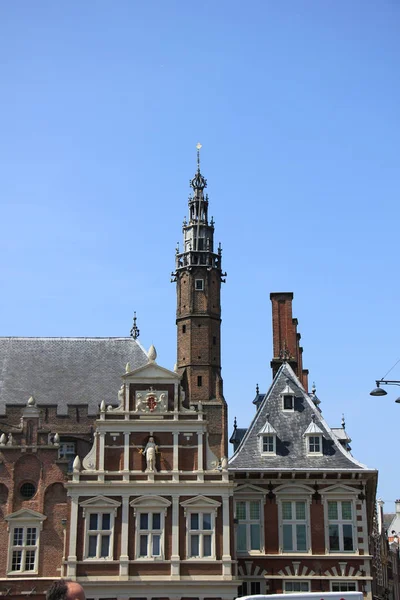 Fachada da Câmara Municipal de Haarlem — Fotografia de Stock