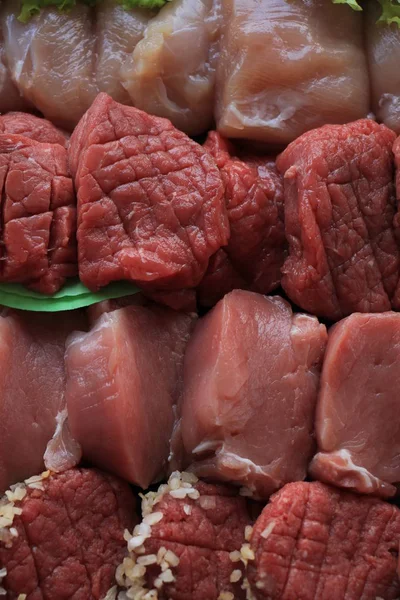 Kleine Fleischstücke — Stockfoto