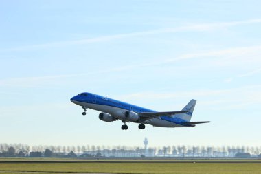 Amsterdam, Hollanda - 25th Kasım 2016: Ph-Ezn KIM Cityhopper