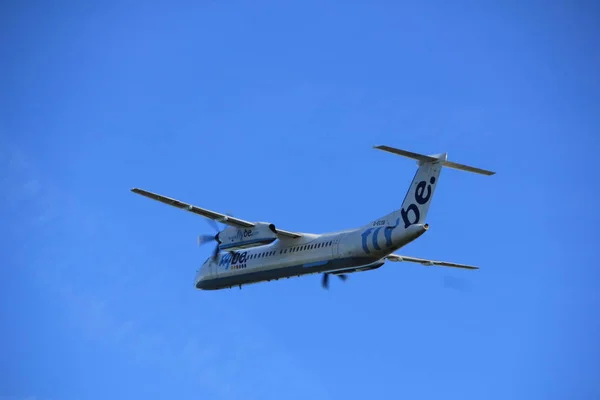 Amsterdam, the Netherlands - November 25th, 2016:  G-ECOB Flybe — Stock Photo, Image