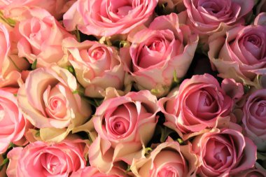 Pembe Gül buket düğün