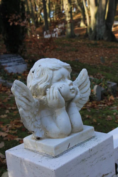 Ángel de la guarda sepultura ornamento — Foto de Stock