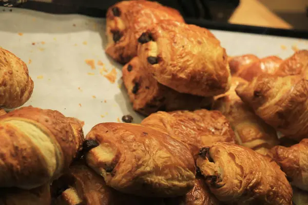 Fresh made croissants — Stock Photo, Image