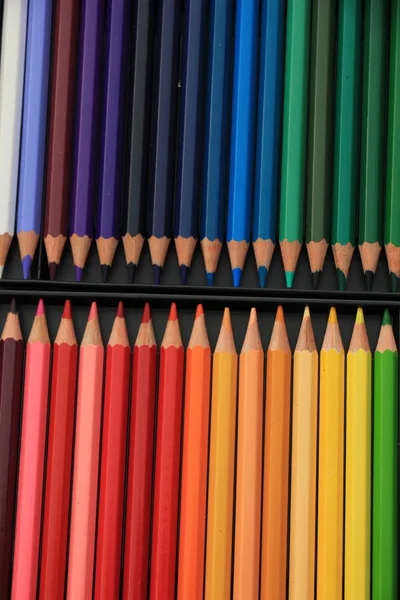 Crayons de couleur neufs — Photo