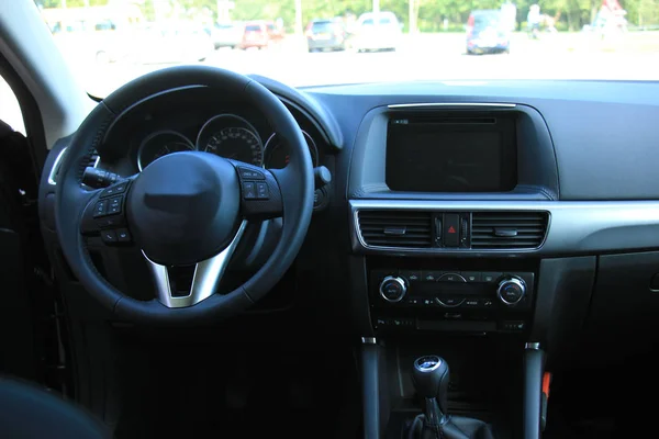 Interior moderno do carro — Fotografia de Stock