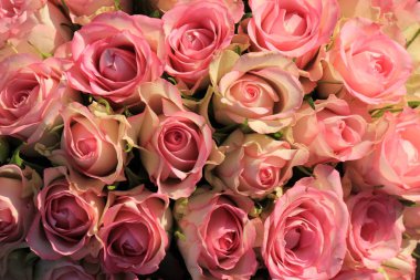 Pembe Gül buket düğün