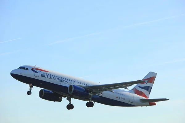 Amsterdam, the Netherlands - November 25th, 2016: G-EUUU British Airways Airbus A320 — Stock Photo, Image