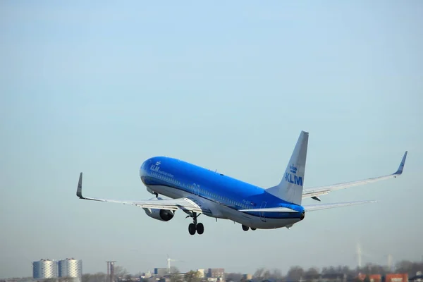 Amsterdam, the Netherlands - November 25th, 2016: PH-BXP KLM Boeing 737 — Stock Photo, Image