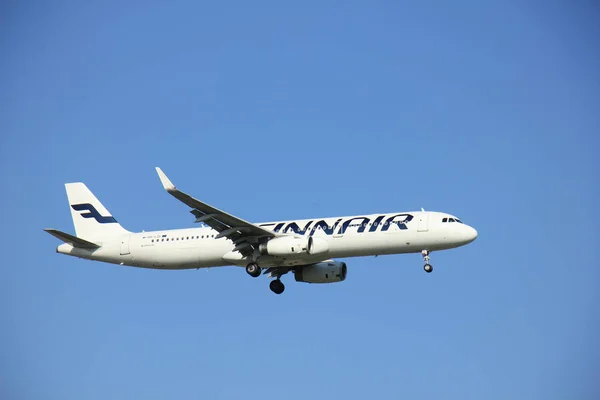 Amsterdam the Netherlands - May 6th 2016: OH-LZL Finnair Airbus — Stock Photo, Image