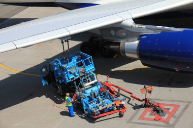 Amsterdam Hollanda - 13 Mayıs 2016: N823nw Delta hava Lin
