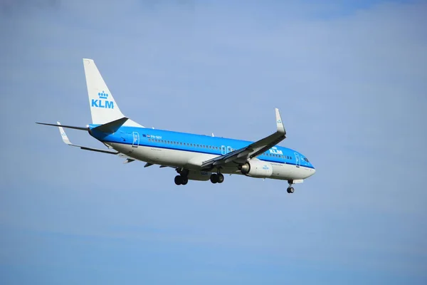 Amsterdam, Holandia, 15 lipca 2016: Ph-Bxv Klm Boeing 737 — Zdjęcie stockowe