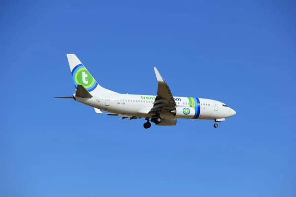 Amsterdam, Paesi Bassi, 15 luglio 2016: PH-XRB Transavia Boeing 737 — Foto Stock