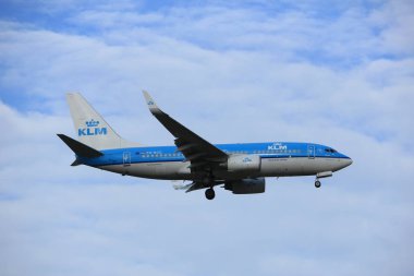 Amsterdam, Hollanda, Temmuz, 15 2016:Ph-Bgg Klm Boeing 737