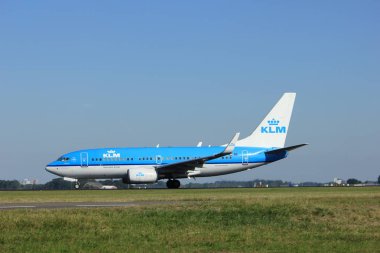 Amsterdam, Hollanda - Ağustos, 18 2016: Ph-Bgm Klm Boeing