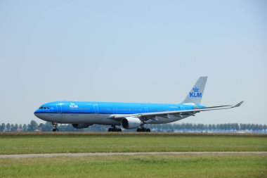 Amsterdam, Hollanda - 12 Haziran 2015: Ph-Aka Klm Airbus A3