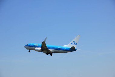 Amsterdam, Hollanda - 12 Haziran 2015: Ph-Bgu Klm Boeing 737