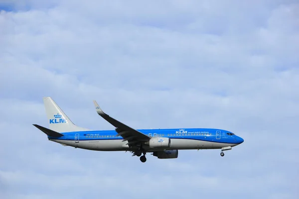 Άμστερνταμ, Ολλανδία, 15η Ιουλίου 2016: Ph-Bxz Klm Boeing 737 — Φωτογραφία Αρχείου