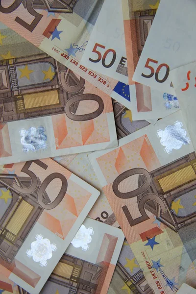 50 euro banknotes — Stock Photo, Image