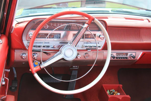Painel do carro vintage — Fotografia de Stock