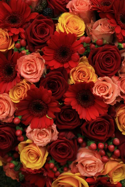Gemengde rose bruiloft bloemen — Stockfoto