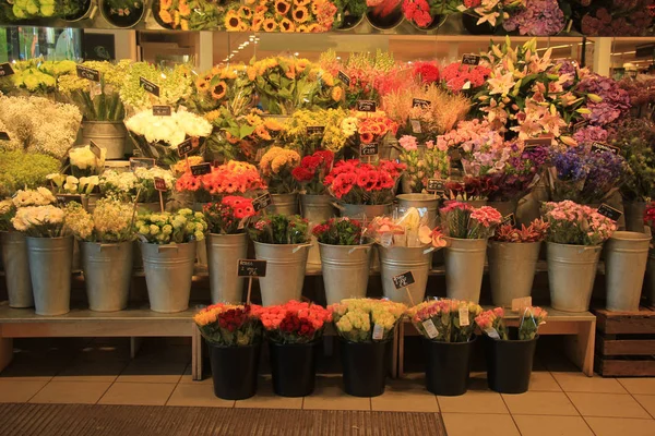 Blumen im Blumenladen — Stockfoto