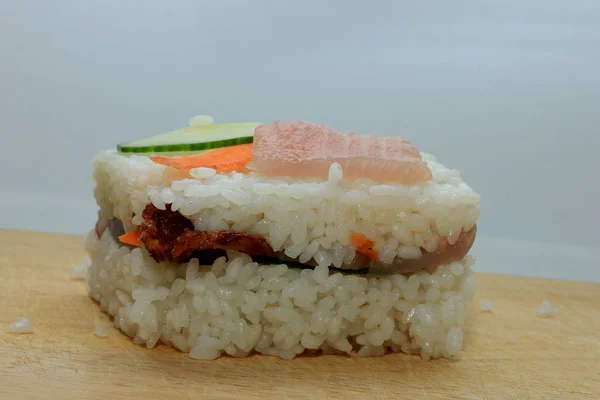 日本語押し寿司、押し寿司 — ストック写真
