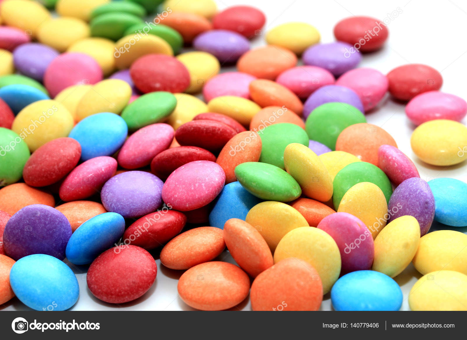 カラフルなお菓子の山 ストック写真 C Portosabbia