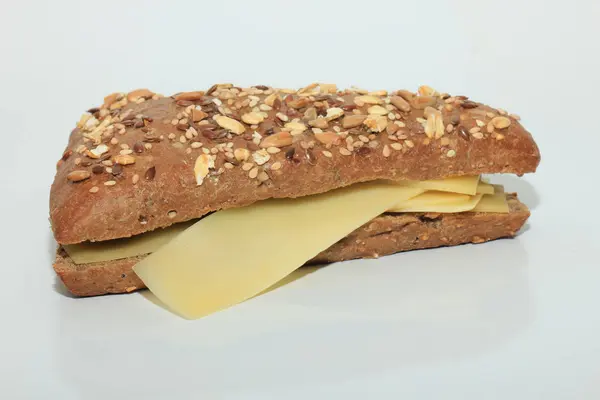 Sanduíche de queijo integral — Fotografia de Stock