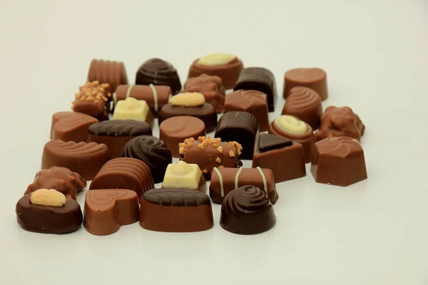 Différentes sortes de chocolats — Photo