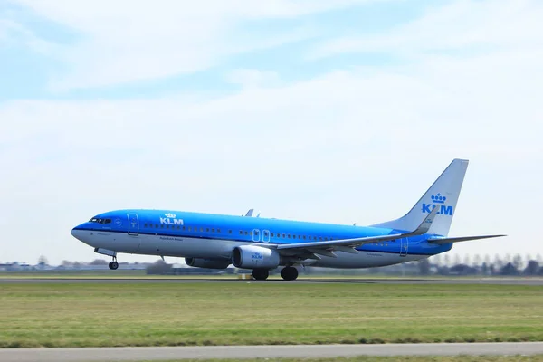 Amsterdam the Netherlands - 25. märz 2017: ph-bxv klm royal dutch airlines boeing 737 — Stockfoto