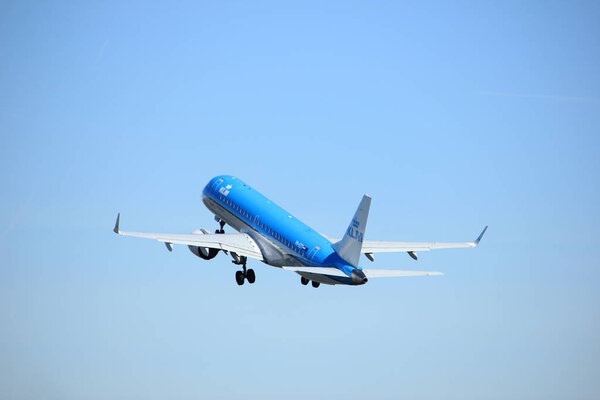 Amsterdam the Netherlands - March 25th, 2017: PH-EZT KLM Cityhopper