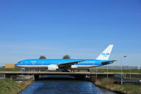 Amsterdã Países Baixos - 25 de março de 2017: PH-BQN KLM Royal Dutch Airlines — Fotografia de Stock