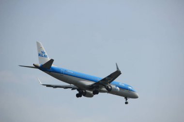 Amsterdam, Hollanda - 31 Mart 2017: Ph-Exb KIM Cityhopper