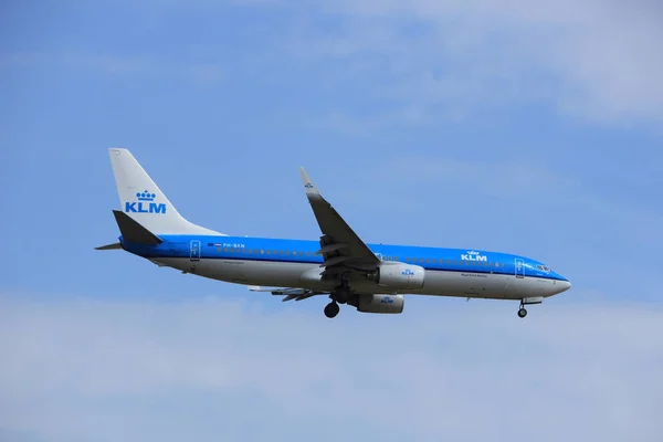 Amsterdam, Belanda, Juli, 21 2016: PH-BXN KLM Boeing 737 — Stok Foto
