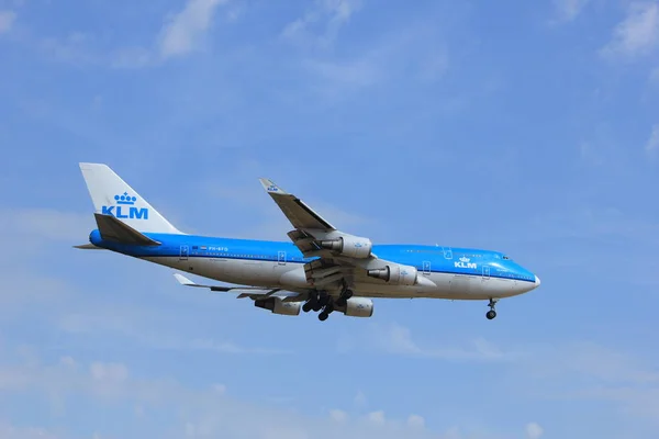 アムステルダム (オランダ)、2016 年 7 月 21 日: Ph Bfd klm オランダ航空ボーイング 747-406 — ストック写真