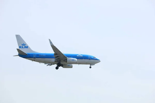 Amsterdam, Holandia - 31 marca 2017 r.: Ph-Bgq Klm Royal Dutch Airlines — Zdjęcie stockowe