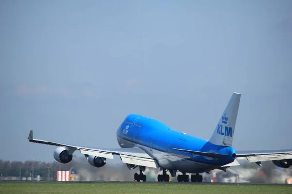 Amsterdam the Netherlands - April 2nd, 2017: PH-BFI KLM Royal Dutch Airlines — Stock Photo, Image