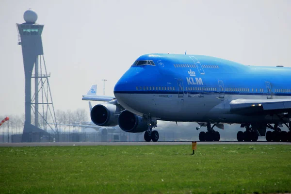 Amsterdam the Netherlands - April 2nd, 2017: PH-BFL KLM Royal Dutch Airlines — Stock Photo, Image