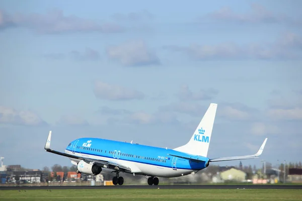 阿姆斯特丹的荷兰-2017 年 4 月 7 日︰ Ph Bxl Klm 皇家荷兰航空公司 — 图库照片