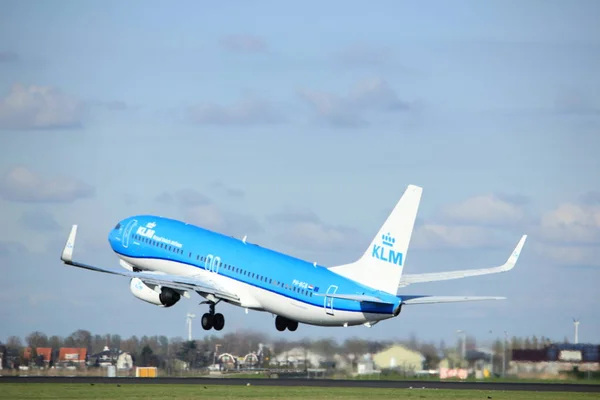 Amsterdam the Netherlands - April 7th, 2017: PH-BGB KLM Royal Dutch Airlines — Stock Photo, Image