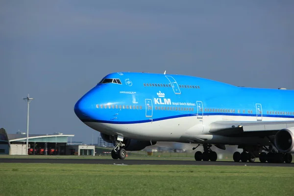 Άμστερνταμ Ολλανδία - 7η Απριλίου 2017: Ph-Bft Klm Boeing 747 — Φωτογραφία Αρχείου