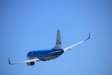 Amsterdam Hollanda - 2 Nisan 2017: Ph-Bgn Royal Klm Hollanda Hava Yolları