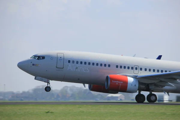 Amsterdam, Nizozemsko - 2. dubna 2017: Se-Rjx Sas Scandinavian Airlines — Stock fotografie